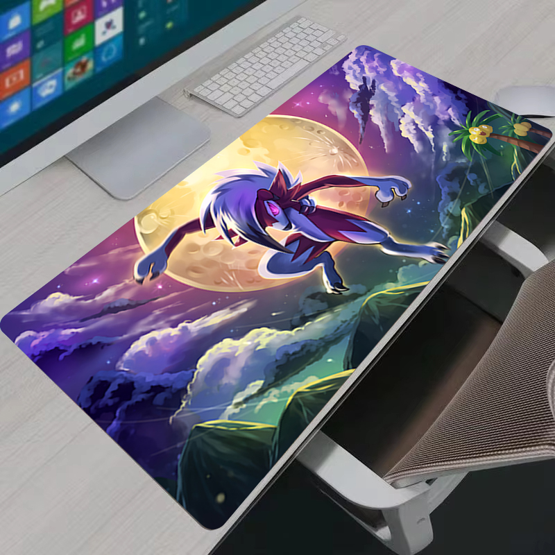 Gaming Keyboard Tactile - Computer Mouse Pad Gaming P-pokemon Lycanroc