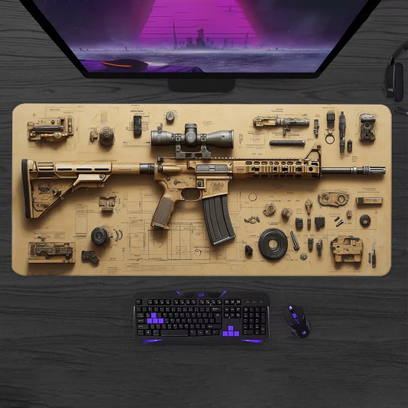 Gaming Keyboard Tactile - Parts Disassemble Soft Gaming Mouse Pad