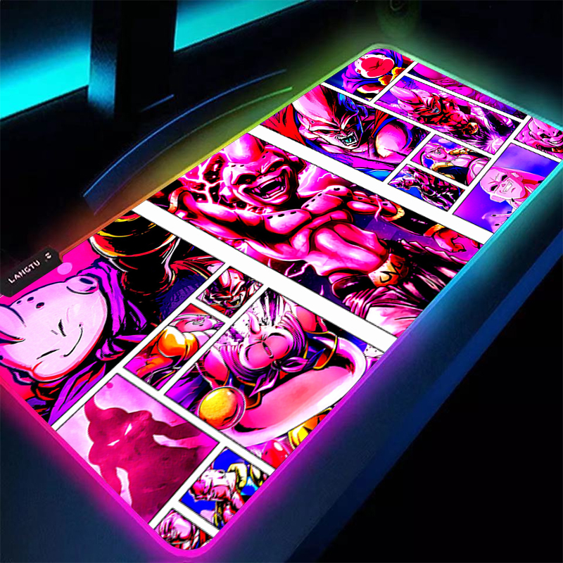 Gaming Keyboard Tactile - RGB Mouse Pad 90x40cm DBZ Dragon