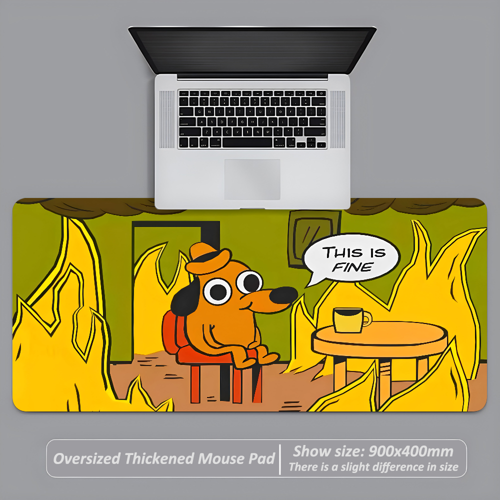 This Is Fine Dog Dachshund Mou - Gaming Keyboard Tactile review and price